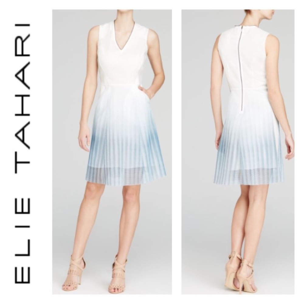 FINALPRICE🔥NWT ELIE TAHARI OMBRÉ DRESS SIZE 4